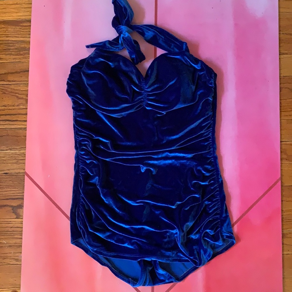 Mod Cloth Velvet Swimsuit